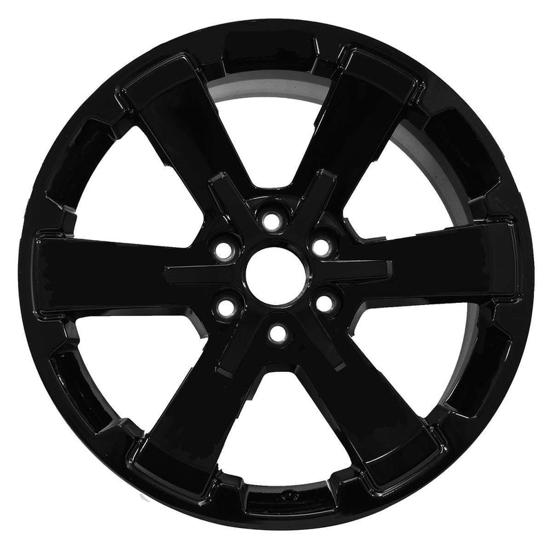 2018 chevrolet suburban wheel 22 black aluminum 6 lug w5662b 31