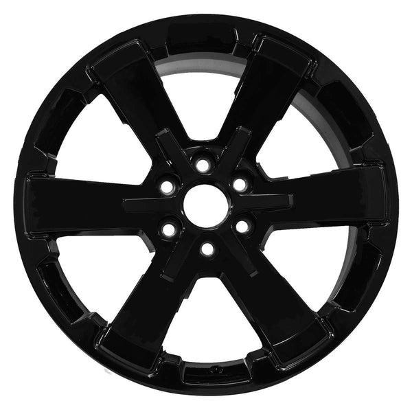 2015 gmc yukon wheel 22 black aluminum 6 lug w5662b 16