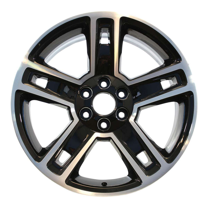 2020 chevrolet tahoe wheel 22 polished black aluminum 6 lug w5664pb 41