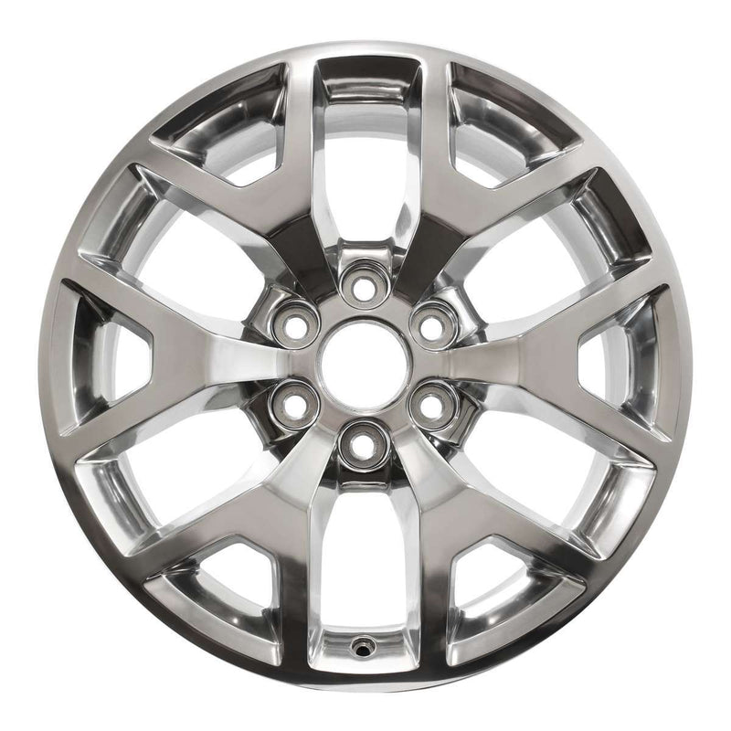 2017 chevrolet tahoe wheel 20 polished aluminum 6 lug w5698p 8