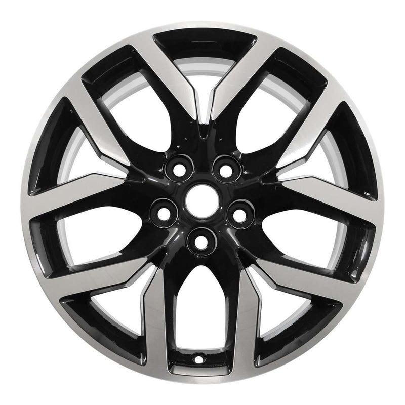 2014 chevrolet impala wheel 19 machined gloss black aluminum 5 lug w5713mb 7