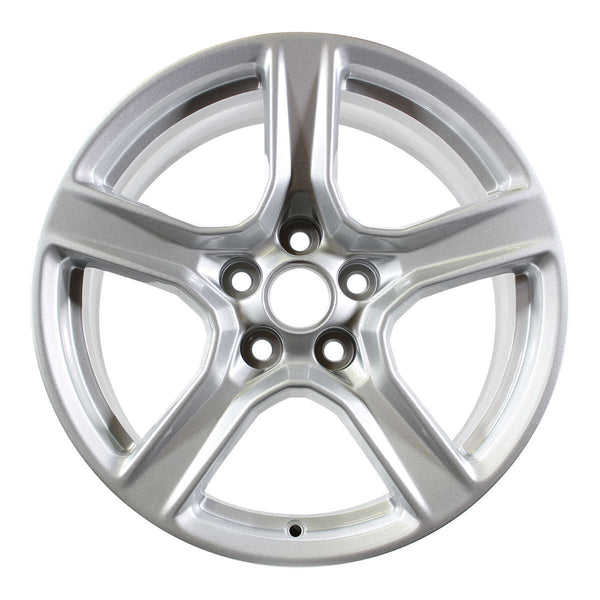 2021 chevrolet camaro wheel 18 silver aluminum 5 lug w5758s 6