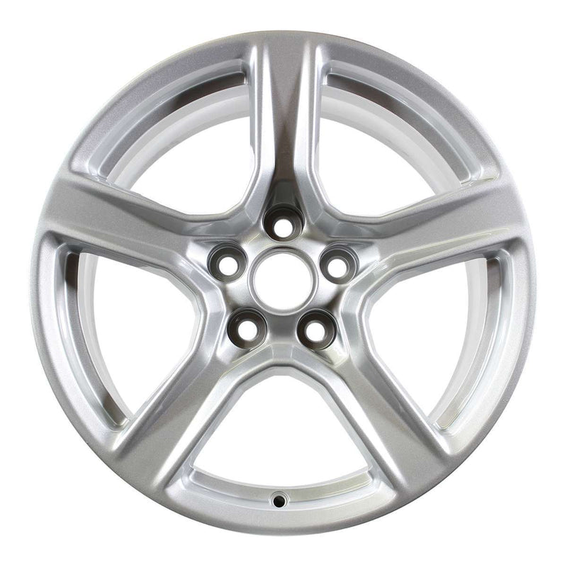 2018 chevrolet camaro wheel 18 silver aluminum 5 lug w5758s 3