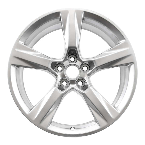 2018 chevrolet camaro wheel 20 silver aluminum 5 lug w5764s 3