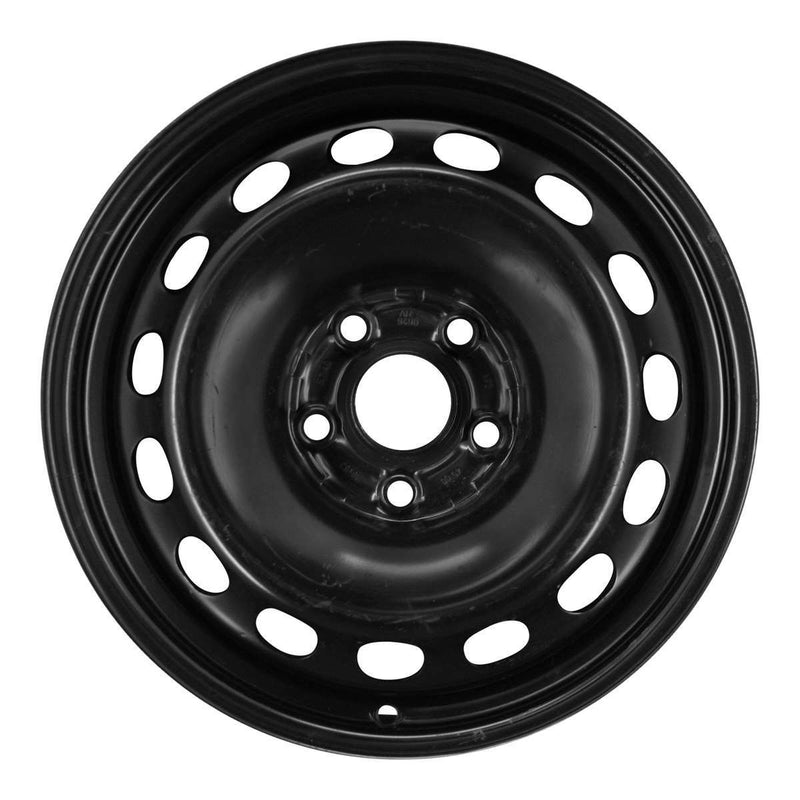 2002 audi allroad wheel 16 black steel 5 lug w58715b 12