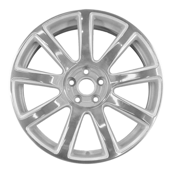 2007 audi a8 wheel 20 polished silver aluminum 5 lug w58783ps 2