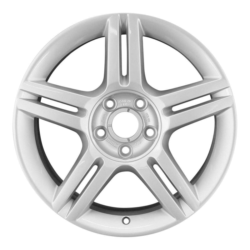 2009 audi s4 wheel 17 silver aluminum 5 lug w58788s 1