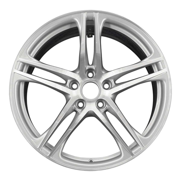 2008 audi r8 wheel 19 polished silver aluminum 5 lug w58829ps 1