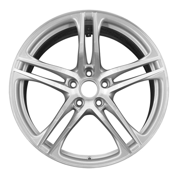 2008 audi r8 wheel 19 polished silver aluminum 5 lug w58830ps 1