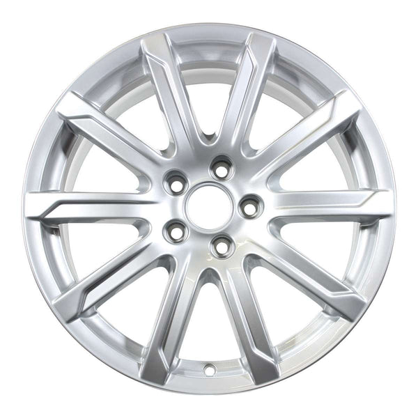 2011 audi s4 wheel 18 silver aluminum 5 lug w58839s 7