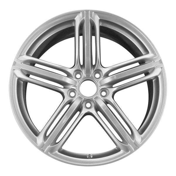 2011 audi s4 wheel 19 silver aluminum 5 lug w58840s 14