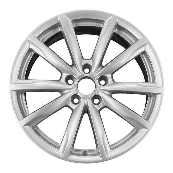 2009 audi s6 wheel 18 silver aluminum 5 lug w58851s 1