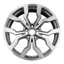 2015 audi r8 wheel 19 machined charcoal aluminum 5 lug w58856mc 6