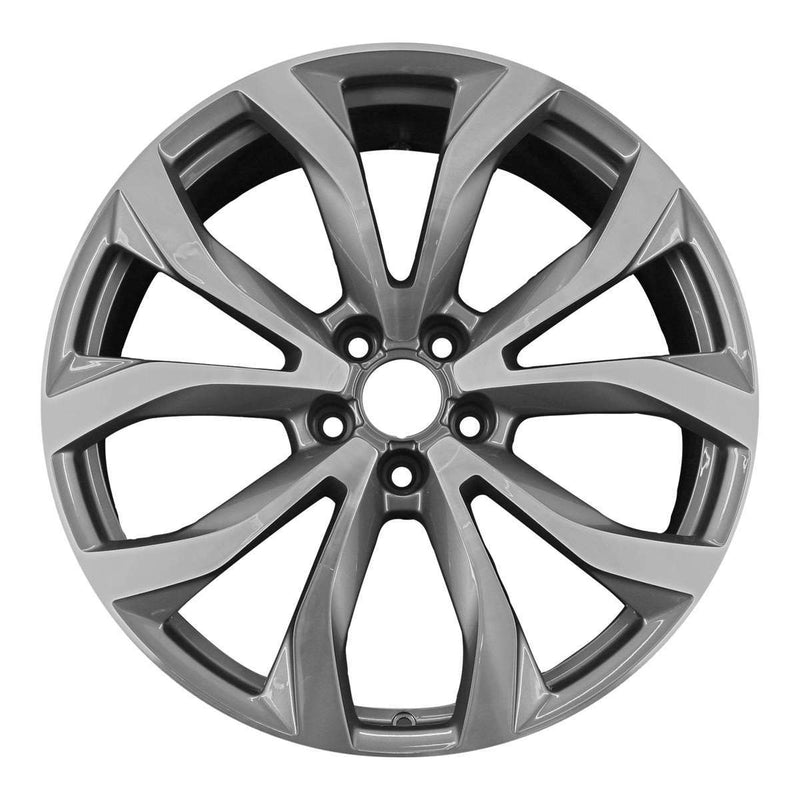 2014 audi a6 wheel 20 machined charcoal aluminum 5 lug w58897mc 3