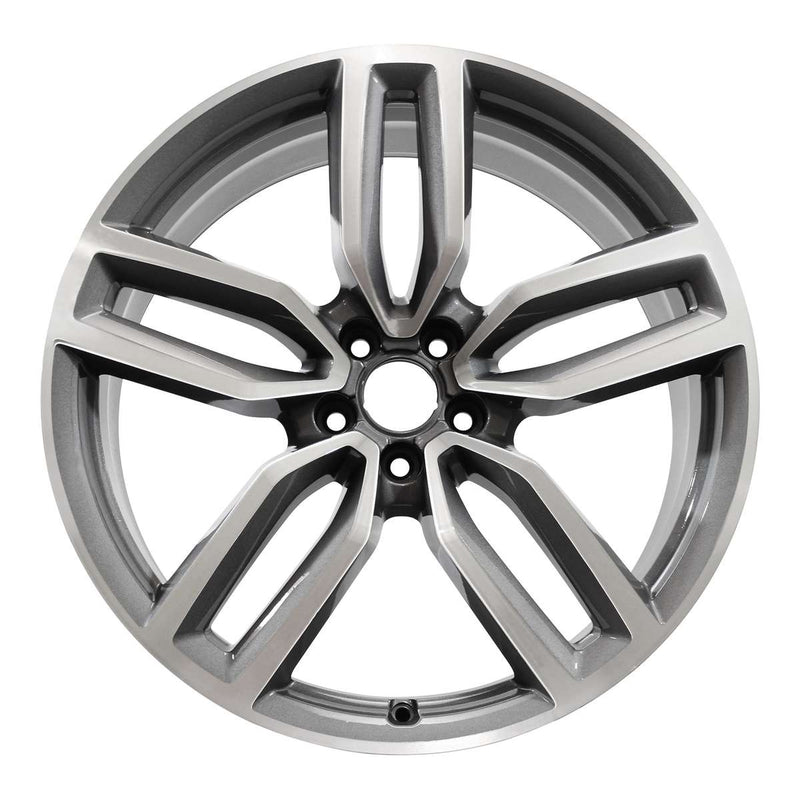 2015 audi sq5 wheel 21 machined charcoal aluminum 5 lug w58934mc 5