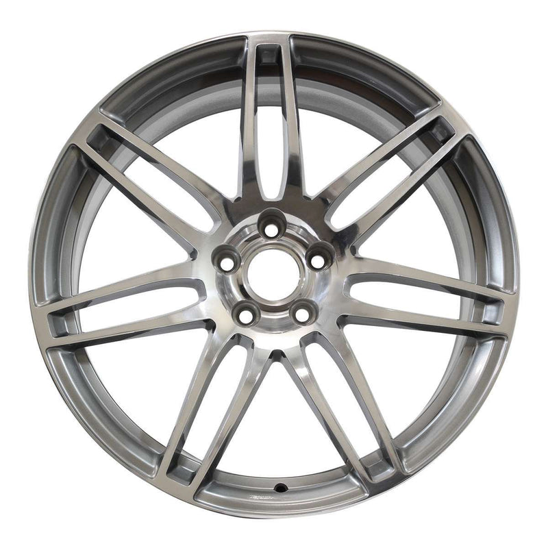 2014 audi s7 wheel 20 polished charcoal aluminum 5 lug w58937pc 6