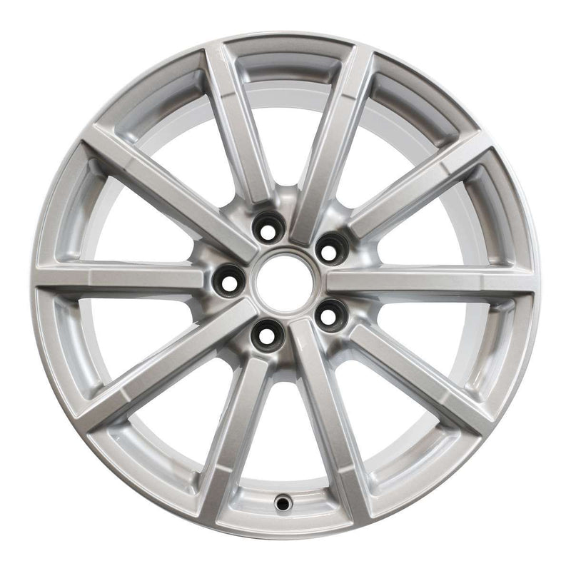 2015 audi rs5 wheel 19 silver aluminum 5 lug w58946s 5