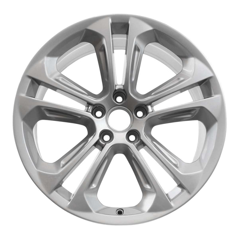 2015 audi q3 wheel 19 silver aluminum 5 lug w58954s 1