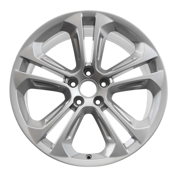 2018 audi q3 wheel 19 silver aluminum 5 lug w58954s 4