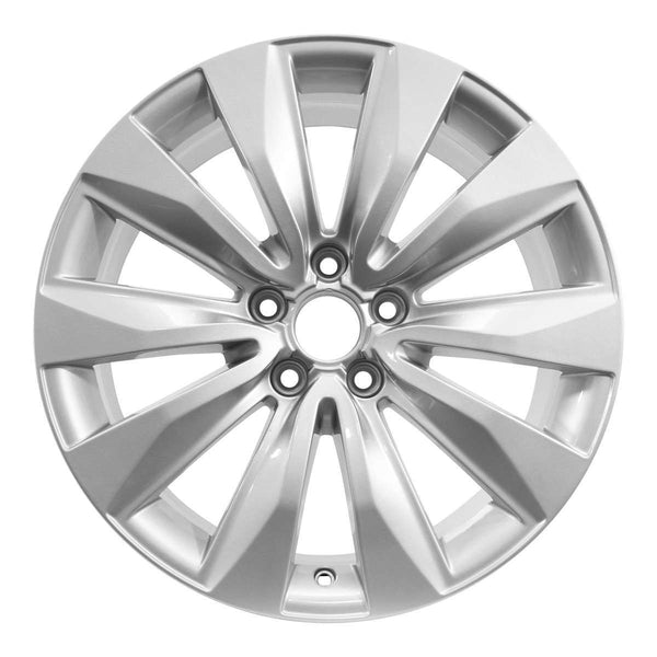 2010 audi a6 wheel 18 silver aluminum 5 lug w58969s 3