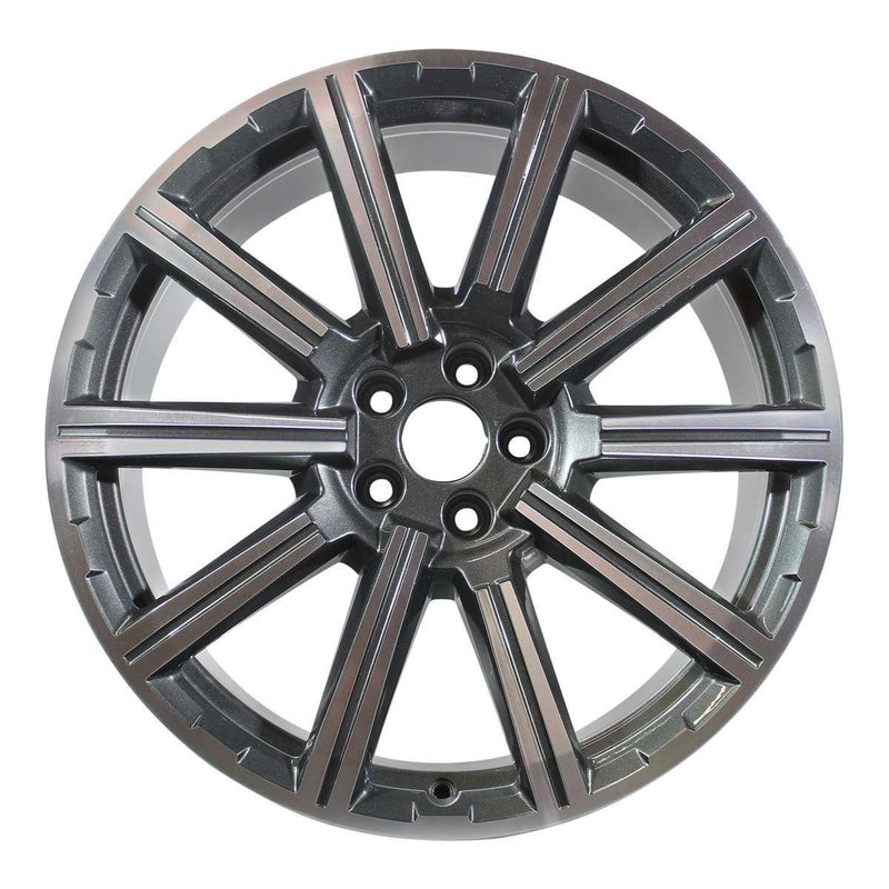 2019 audi q7 wheel 20 machined charcoal aluminum 5 lug w58988mc 3