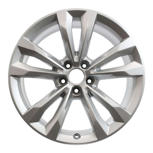 2017 audi q7 wheel 19 silver aluminum 5 lug w59011s 1