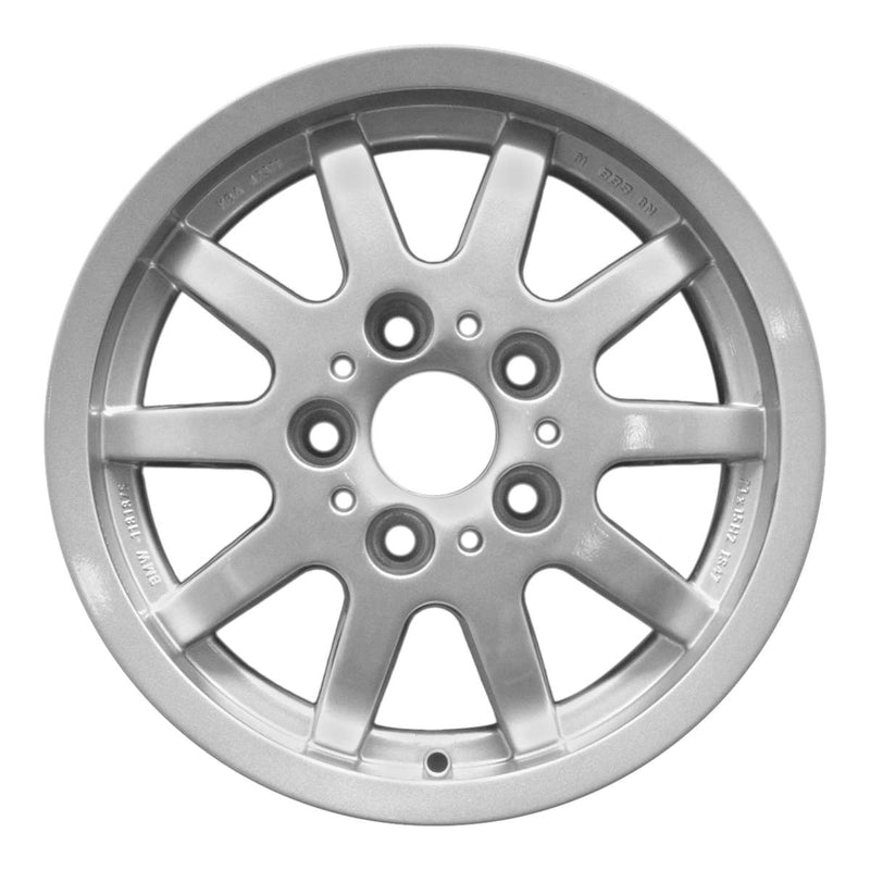 1994 bmw 525i wheel 15 silver aluminum 5 lug w59190s 16