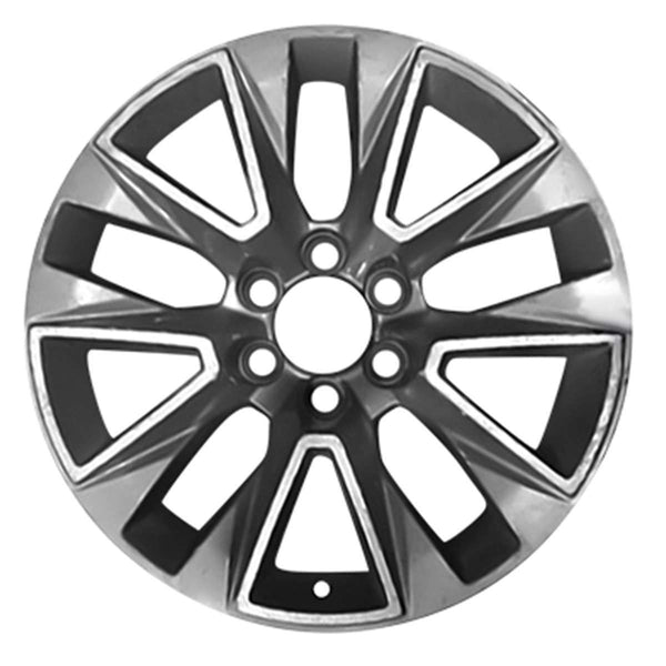 2021 chevrolet tahoe wheel 20 machined charcoal aluminum 6 lug rw5919mc 2