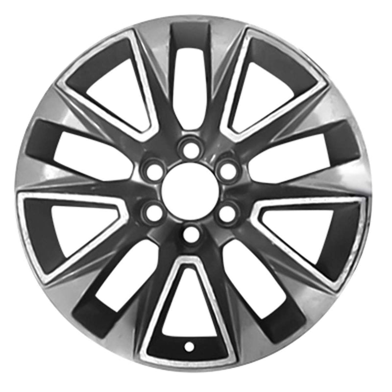 2021 chevrolet tahoe wheel 20 machined charcoal aluminum 6 lug rw5919mc 2