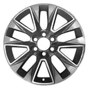 2020 gmc sierra wheel 20 machined charcoal aluminum 6 lug rw5919mc 6