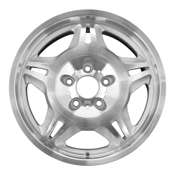 1998 bmw 328i wheel 17 machined silver aluminum 5 lug w59267ms 7