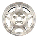 1996 bmw 328i wheel 17 machined silver aluminum 5 lug w59269ms 4