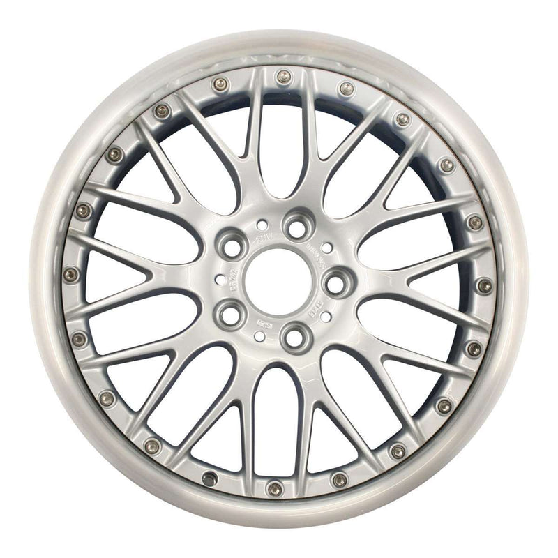 2003 bmw 540i wheel 17 machined silver aluminum 5 lug w59353ms 3