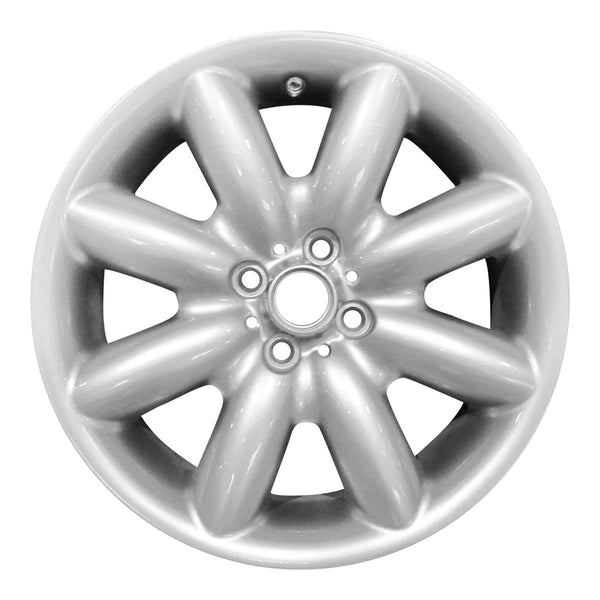 2011 mini cooper wheel 17 silver aluminum 4 lug w59364s 7