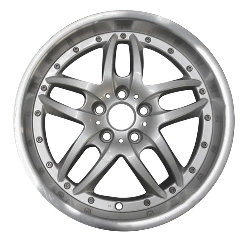 2004 bmw 545i wheel 18 machined silver aluminum 5 lug w59502ms 18