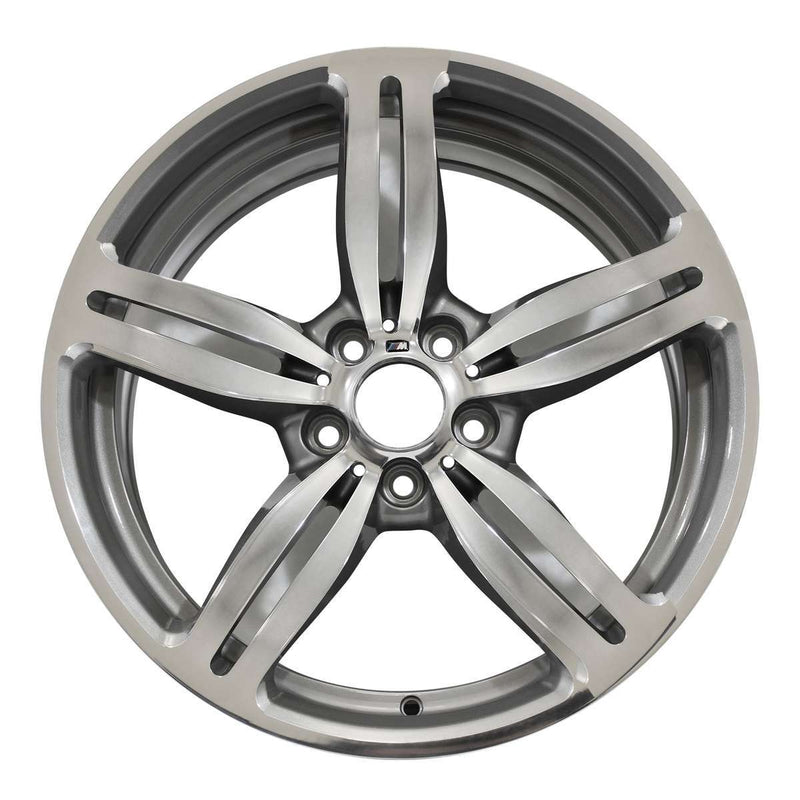 2007 bmw m6 wheel 19 polished charcoal aluminum 5 lug w59544pc 3