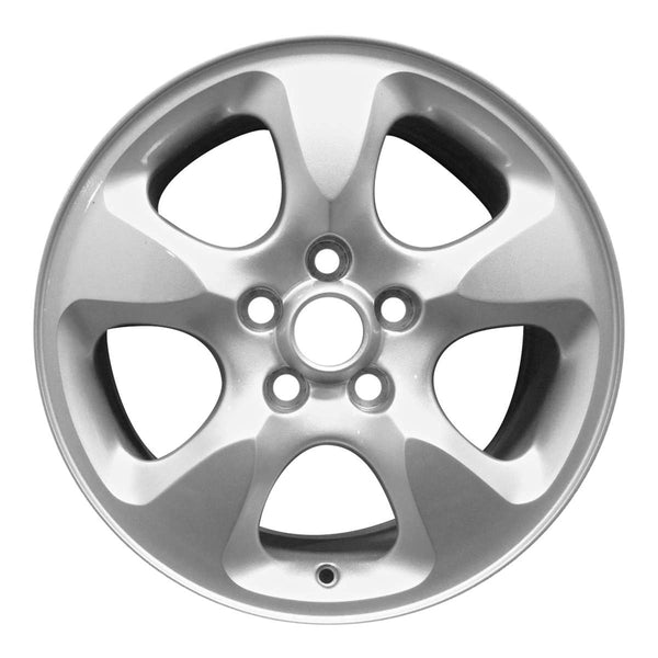 2003 jaguar s type wheel 16 silver aluminum 5 lug w59698s 4