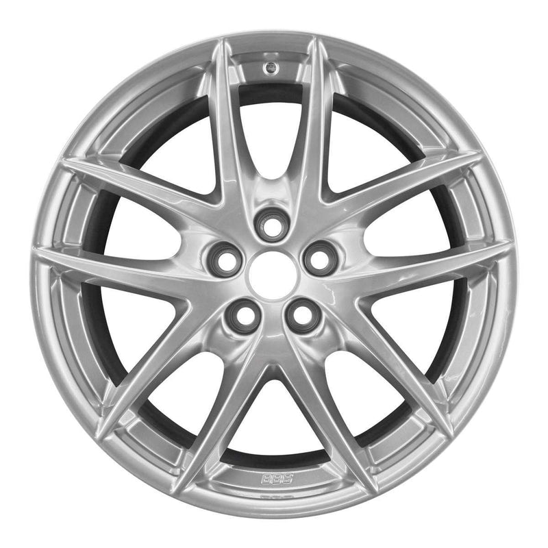 2006 jaguar s type wheel 19 hyper aluminum 5 lug w59805h 1