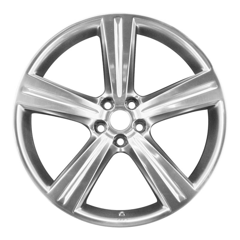 2006 jaguar xj wheel 20 polished aluminum 5 lug w59812p 3