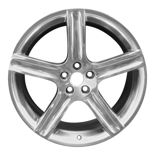 2008 jaguar xj wheel 20 polished aluminum 5 lug w59813p 5