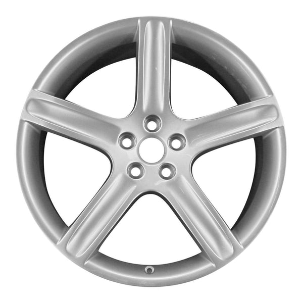 2008 jaguar xj wheel 20 silver aluminum 5 lug w59813s 5