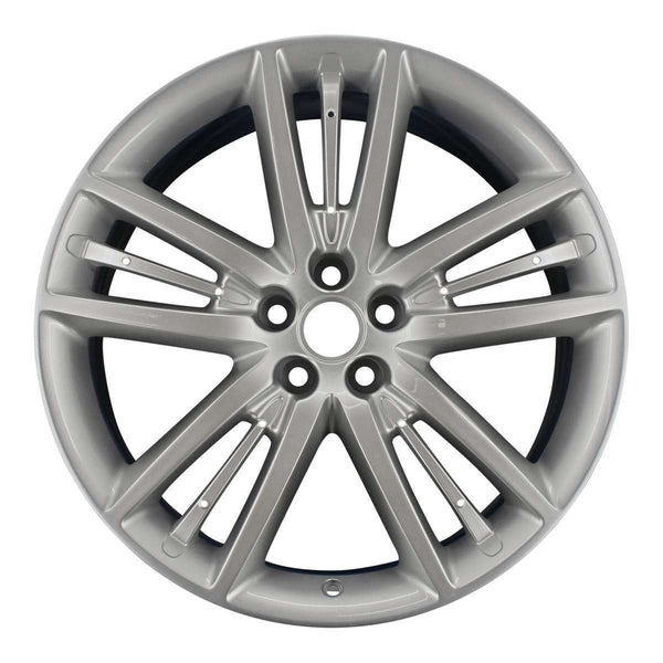 2009 jaguar xj wheel 20 silver aluminum 5 lug w59848s 1