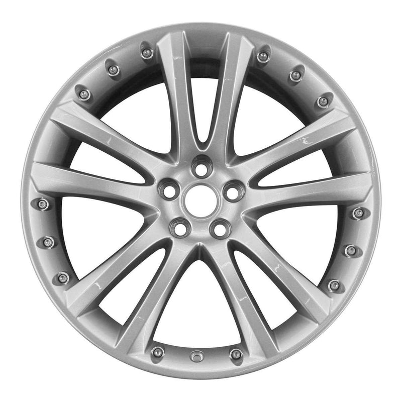 2010 jaguar xk wheel 18 silver aluminum 5 lug w59852s 1