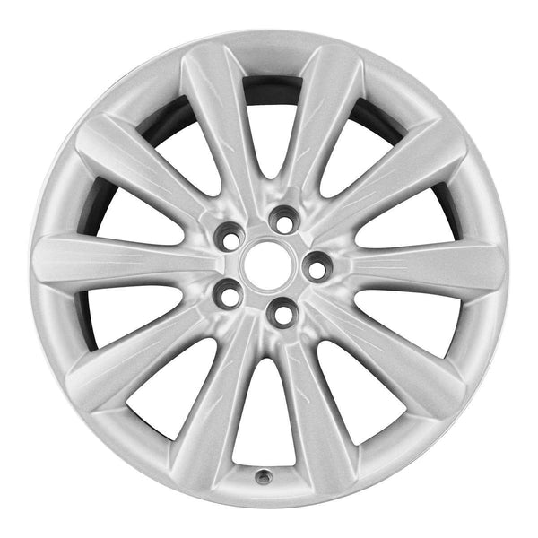 2010 jaguar xk wheel 19 silver aluminum 5 lug w59855s 1