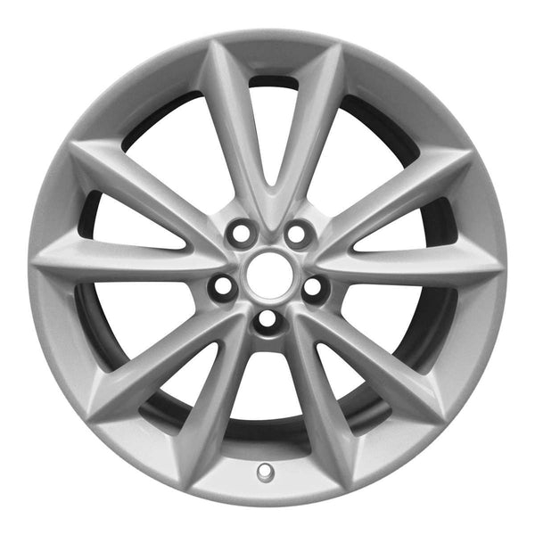 2013 jaguar xk wheel 19 silver aluminum 5 lug w59856s 4