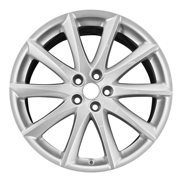 2013 jaguar xj wheel 19 silver aluminum 5 lug w59869s 4