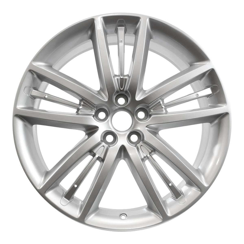 2010 jaguar xj wheel 20 silver aluminum 5 lug w59877s 5