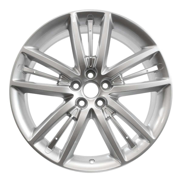 2011 jaguar xj wheel 20 silver aluminum 5 lug w59877s 6