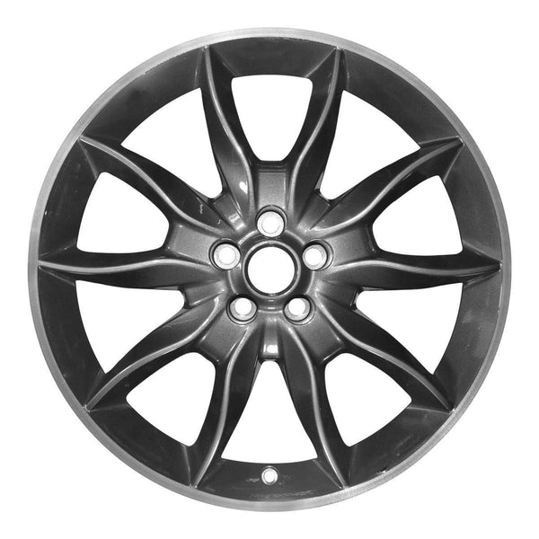 2012 jaguar xk wheel 20 machined charcoal aluminum 5 lug w59880mc 1