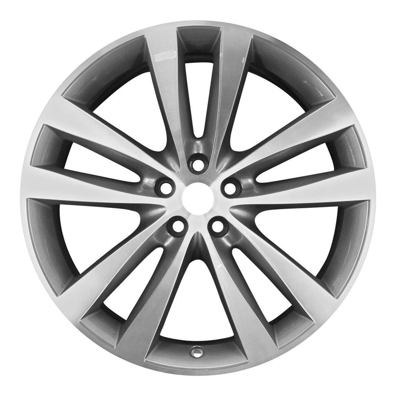 2014 jaguar xk wheel 20 machined charcoal aluminum 5 lug w59890mc 4